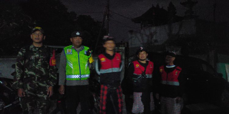 Polsek Selemadeg Beri Pengamanan Kampanye Dalam Bentuk Simakrama