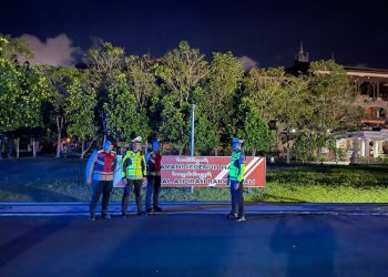 Polisi Rutin Patroli, Demi Jamin Keamanan Pemilu 2024 di Bali