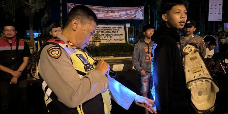 Polres Kediri Kota, Tingkatan Patroli dan Razia Malam Jelang Pemilu 2024