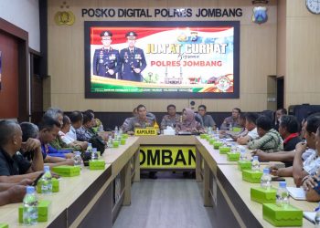 Jelang Bulan Suci Ramadhan, Polres Jombang Gelar Jumat Curhat dengan Instansi Terkait