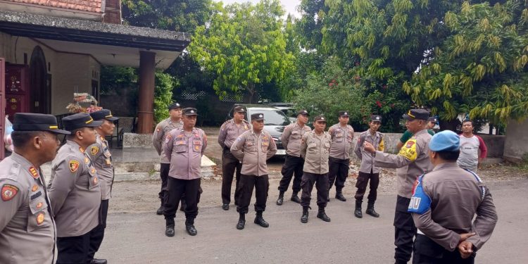 Kesiapan Pengamanan Kampanye, Polres Jombang Gelar Apel Rayon Serentak
