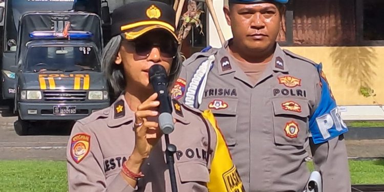 Kasatgas Ban Ops Pimpin Apel OMB, Harkamtibmas tugas Pokok bersama