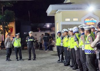 Patroli Harkantibmas Puluhan sepeda Motor Dengan Knalpot Brong Di Amanakan Sat Lantas Polres Kediri