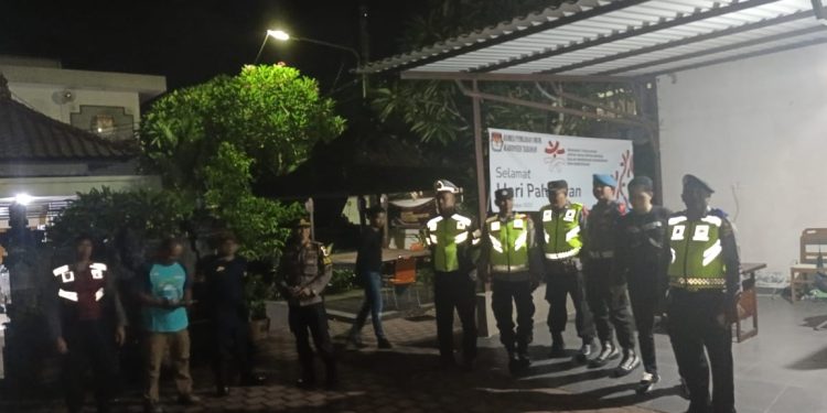 Blue Light Patrol Gabungan Tiga Pilar, Amankan Kamtibmas Malam Hari