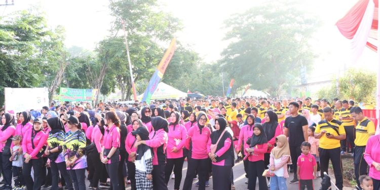 Launcing Car Free Day di Tulang Bawang, AKBP James Mendapat Apresiasi Dari Pj. Bupati