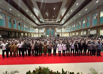 Kapolres Kediri Kota Hadiri Pelantikan Pengawas Tempat Pemungutan Suara (PTPS) Se Kota Kediri