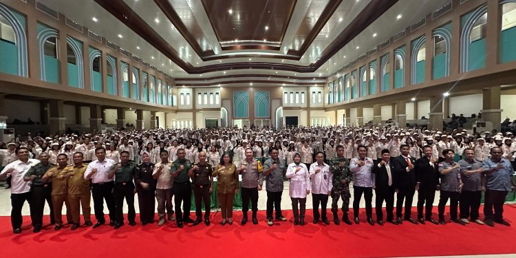 Kapolres Kediri Kota Hadiri Pelantikan Pengawas Tempat Pemungutan Suara (PTPS) Se Kota Kediri