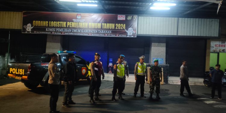 Cegah Terjadinya Gangguan Keamanan, Polres Tabanan Tingkatkan Blue Light Patrol