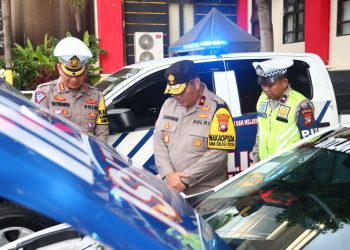 WAKAPOLDA KEPRI LAKUKAN PENGECAKAN RANMOR DAN RANSUS POLDA KEPRI DALAM RANGKA KESIAPAN MENGAWAL PEMILU TAHUN 2024