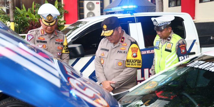 WAKAPOLDA KEPRI LAKUKAN PENGECAKAN RANMOR DAN RANSUS POLDA KEPRI DALAM RANGKA KESIAPAN MENGAWAL PEMILU TAHUN 2024