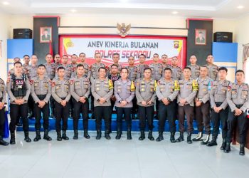 Kapolres Sekadau Sampaikan Pesan Berharga Kepada Bintara Remaja Angkatan 48 dan 49