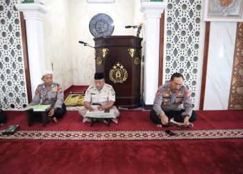 Menuju Pemilu 2024 Aman dan Damai, Polres Bangkalan Gelar Khotmil Qur’an