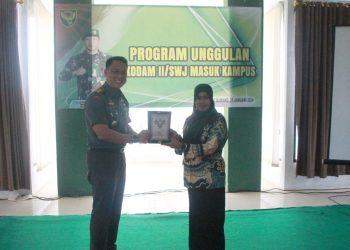Program Unggulan Kodam ll Sriwijaya, Dandim 0426 TB Berikan Materi Di Universitas Institut Agama Islam (IAI)