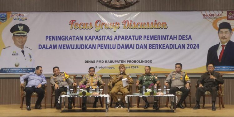 Polres Probolinggo bersama Forkopimda Gelar FGD untuk Ciptakan Pemilu Damai dan Berkeadilan
