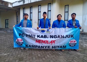 PC PMII Nganjuk Deklarasikan Penolakan Kampanye Hitam Demi Pemilu yang Sehat dan Adil