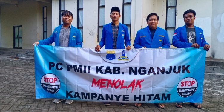 PC PMII Nganjuk Deklarasikan Penolakan Kampanye Hitam Demi Pemilu yang Sehat dan Adil
