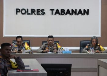 Polres Tabanan Ikuti  Sosialisasi Teknis Panduan Program Beyond Trust Presisi TW I Tahun 2024 Secara Daring