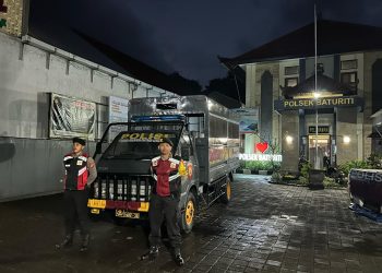 Polres Tabanan Jaga Harkamtibmas dengan Patroli  Power On Hand di Wilkum Polres Tabanan