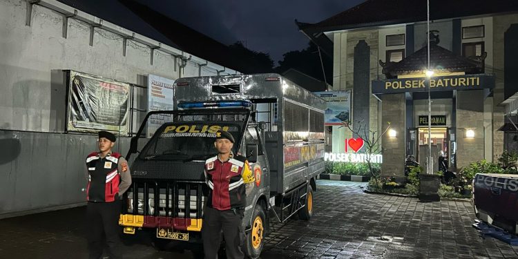 Polres Tabanan Jaga Harkamtibmas dengan Patroli  Power On Hand di Wilkum Polres Tabanan