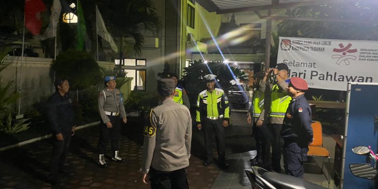 Polres Tabanan Tingkatkan Blue Light Patrol, Cegah Kerawanan Menjelang Pemilu 2024