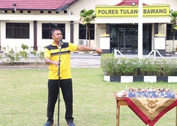 Polres Tulang Bawang Rayakan Ulang Tahun 29 Personelnya, AKBP James Sampaikan Pesan Ini