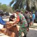 Babinsa Koramil 426-04 Banjar Agung, Gotong Royong Bantu Bangun Rumah Warga