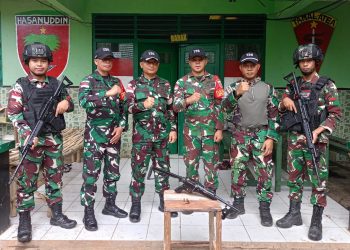 Bukti Kedekatan dan Kepercayaan Warga di Perbatasan RI-PNG, Satgas Pamtas Yonif 726/Tml Berhasil Mendapatkan Senjata Api