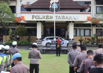 Ka Sub Satgas Pam Kantor Pimpim Apel Personil OMB Tahap Kampanye.” Siapkan Fisik dan Mental”