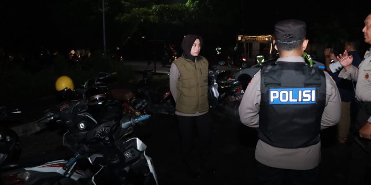 Gelar Patroli Gabungan Polres Kediri Amankan Puluhan Motor Berknalpot Tidak Sesuai Spektek
