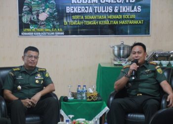 Jelang Serah Terima Jabatan Dandim, Tim Verifikasi Korem 043 Gatam Datangi Kodim 0426 Tulang Bawang