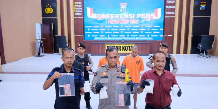Polres Blitar Kota Ungkap Narkoba, Dua Pengedar dan Puluhan Ribu Pil Doubel L Diamankan