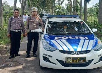 Tekan Kecelakaan Anggota Unit Gakkum Melaksanakan Patroli Statis Pada Jam Rawan