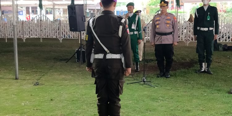 Jadi Irup Pembukaan Gelar Pasukan Kamtibum Mujahadah Kubro, Kapolsek Mojoroto Sampaikan Amanat Penting