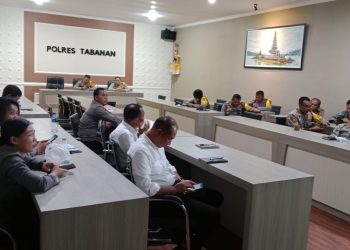 Polres Tabanan ikuti Forum Belajar Bersama dengan Narasumber Prof. Rheinald Kasali secara Online