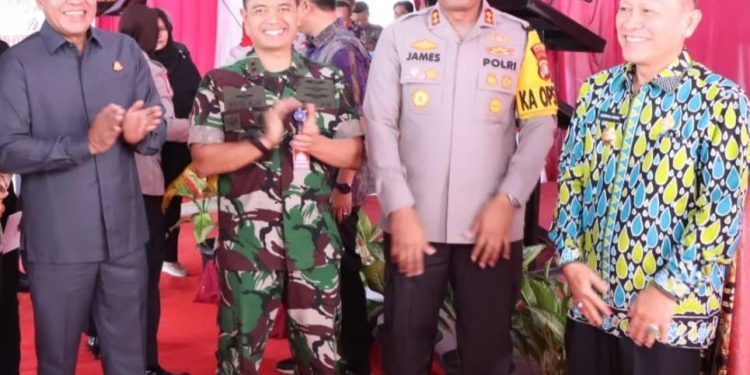 Danlanud BNY Hadiri Launching Kampung Damai Pemilu dan Kerukunan Beragama