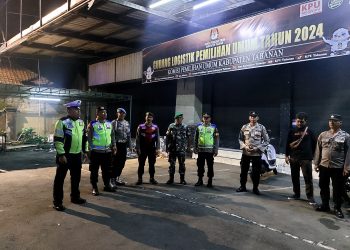Mendekati Hari Pencoblosan, Polres Tabanan Intensifkan Patroli Blue Light Patrol Gabungan Tiga Pilar
