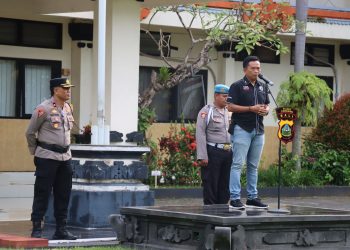 Karendal Ops Pimpin Apel Personil OMB tahap Kampanye ” Jaga Kesehatan “