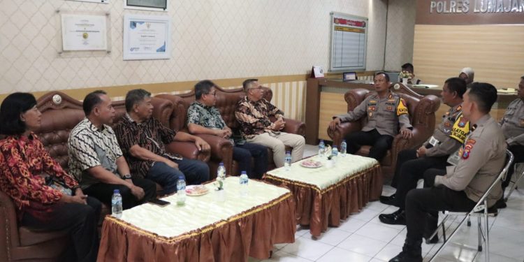 Silaturahmi Bersama Sejumlah Tokoh Agama, Upaya Cooling System Kapolres Lumajang Jelang Pemilu 2024