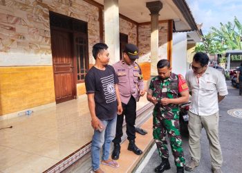 Sinergisitas TNI – POLRI Polsek Tabanan Cek Duktang Dan Himbau Kamtibmas