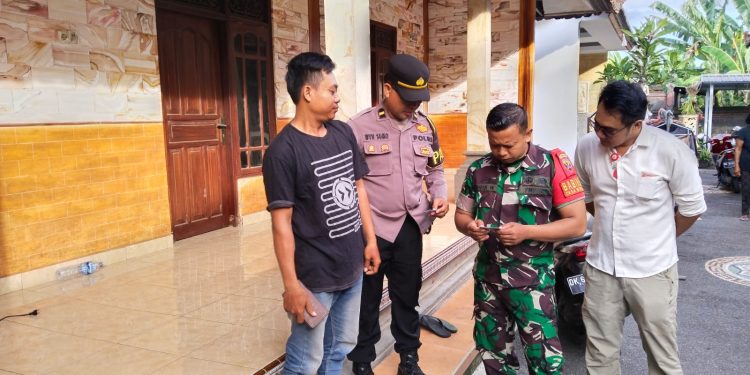 Sinergisitas TNI – POLRI Polsek Tabanan Cek Duktang Dan Himbau Kamtibmas