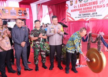 Launcing Kampung Damai Pemilu di Tulang Bawang, AKBP James: Pertama Kali di Lampung