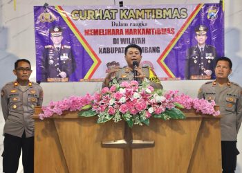Polres Jombang Gelar Minggu Kasih di Gereja Kristen Abdiel Zion Jombang