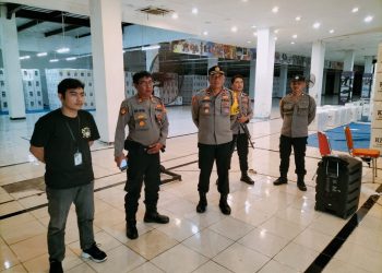 Karendal Ops Cek Gudang KPU, ” Ingatkan Personel Jaga Tetap Waspada dan Jangan Lengah “