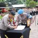 Kapolres Nganjuk Pimpin Upacara Serah Terima Jabatan Kapolsek Loceret