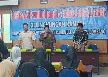 Menjelang Pemilu 2024, Kaprodi Dan Mahasiswa Poltekkes Kemenkes Malang Kampus 3 Blitar Gelar Deklarasi Pemilu Damai