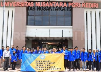 Civitas Akademika Universitas Nusantara PGRI Kediri, Deklarasi Pemilu 2024 Aman dan Damai