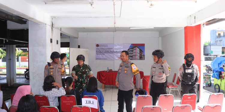 Polres Blitar Kota lakukan Patroli Skala Besar TNI/Polri, Pastikan Situasi Jelang Pemilu Aman Kondusif