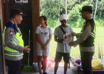 Himbauan Kamtibmas Subsatgas Binmas pada Satgas Preemtif OMB tahap Kampanye Pemilu serentak 2024 di Wilkum Polres Tabanan