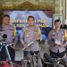 Kapolres Tabanan Pimpin Press Release Penindakan Knalpot Brong