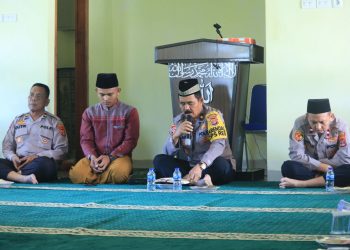 Polres Tulang Bawang Barat Adakan Pengajian Peringatan Isra’ Mi’raj 2024.